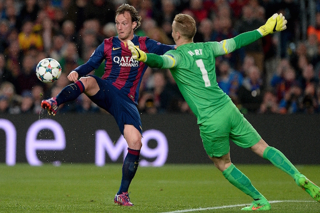 Rakitic's shot in the first half was the only thing Hart couldn't stop